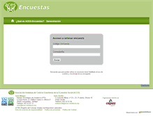 Tablet Screenshot of aces-encuestas.org